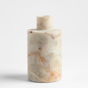 New! Crate&Barrel Marble Candle Holder